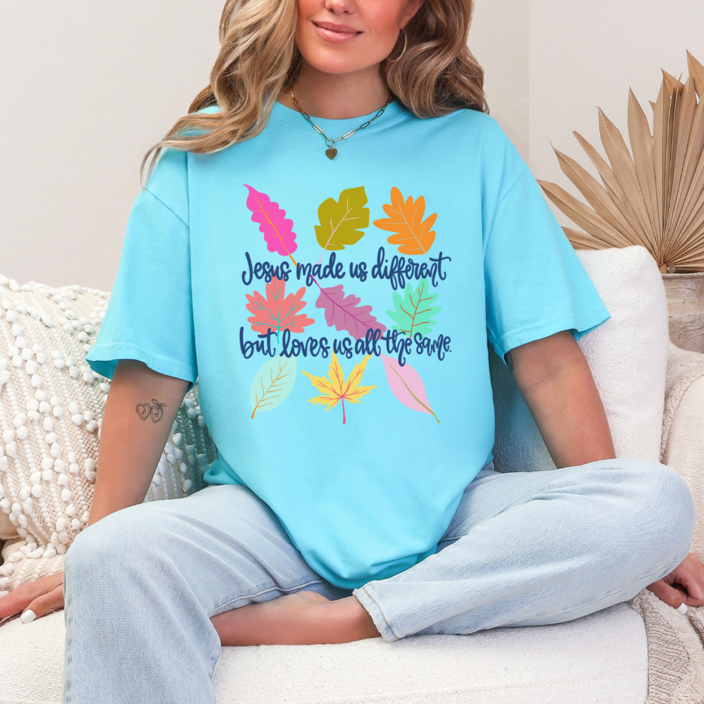 Jesus Loves Us Shirt | Comfort Colors® Christian Faith Tee | Faith Jesus Loves Us Just the Same Shirt
