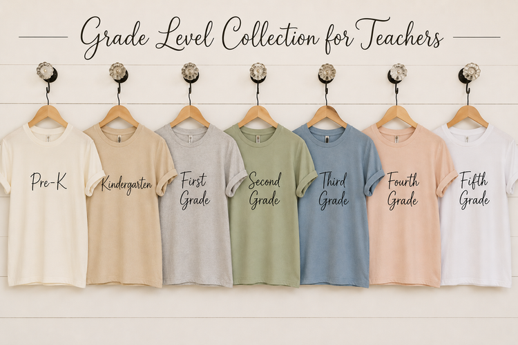 Grade Level Tees for Teachers