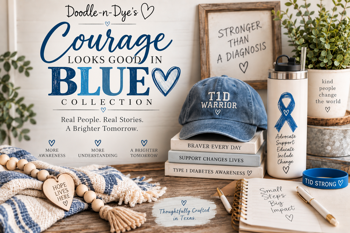 Courage Looks Good in Blue Collection
