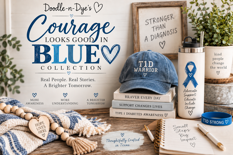Courage Looks Good in Blue Collection