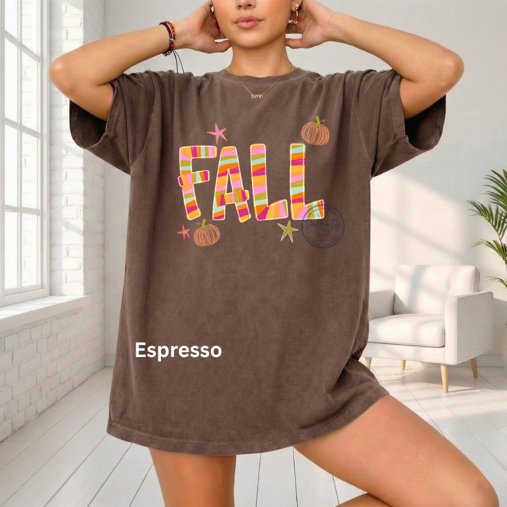 Fall Shirt | Comfort Colors® 1717 Autumn T-Shirt | Colorful Fall Graphic Tee | Cute Pumpkin Shirt | Boutique Fall Shirt for Women