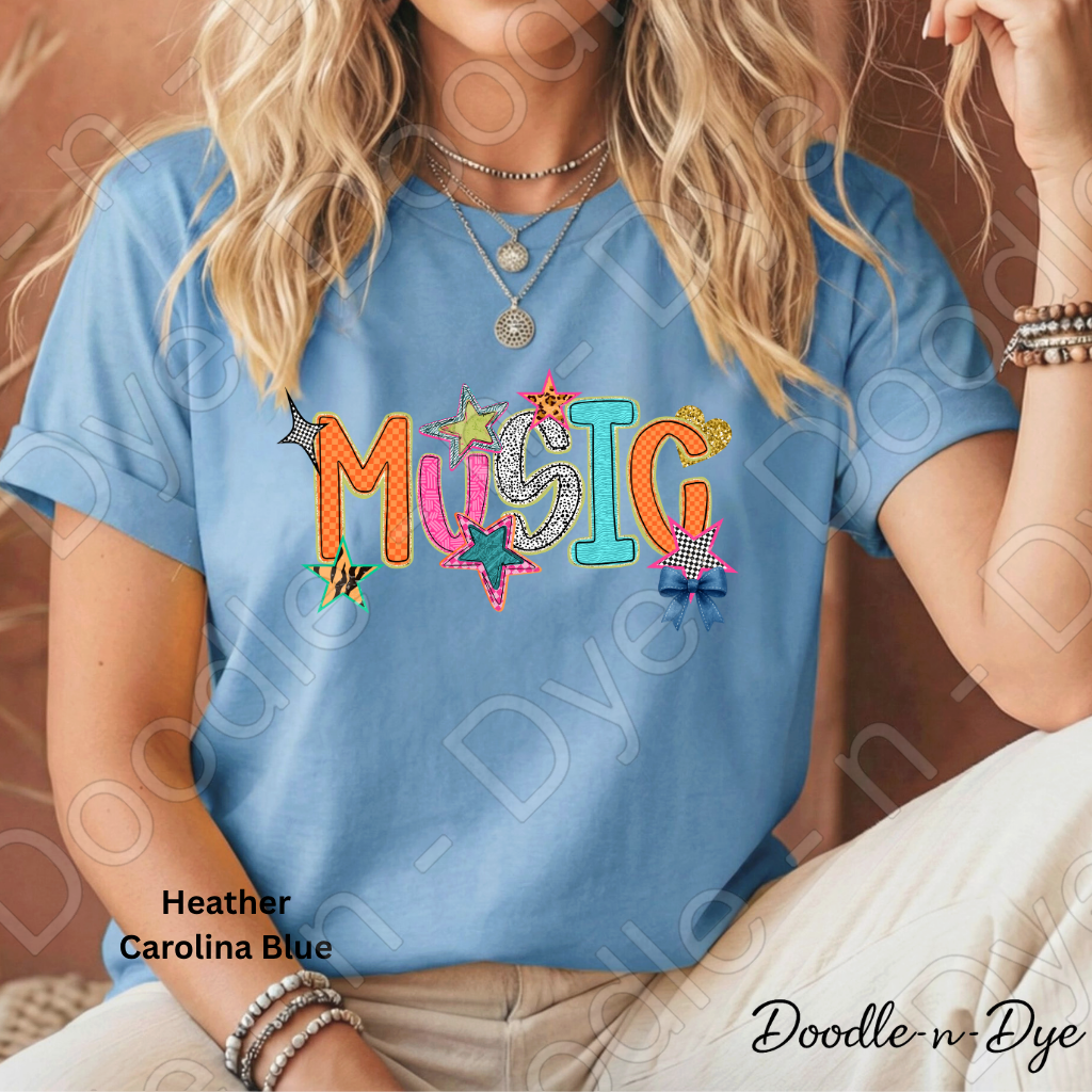 Music Teacher Shirt, Bella Canvas Music Teacher Tee, Music Educator Shirt, Choir Teacher Gift, Band Teacher Tee, Back to School Music Teacher