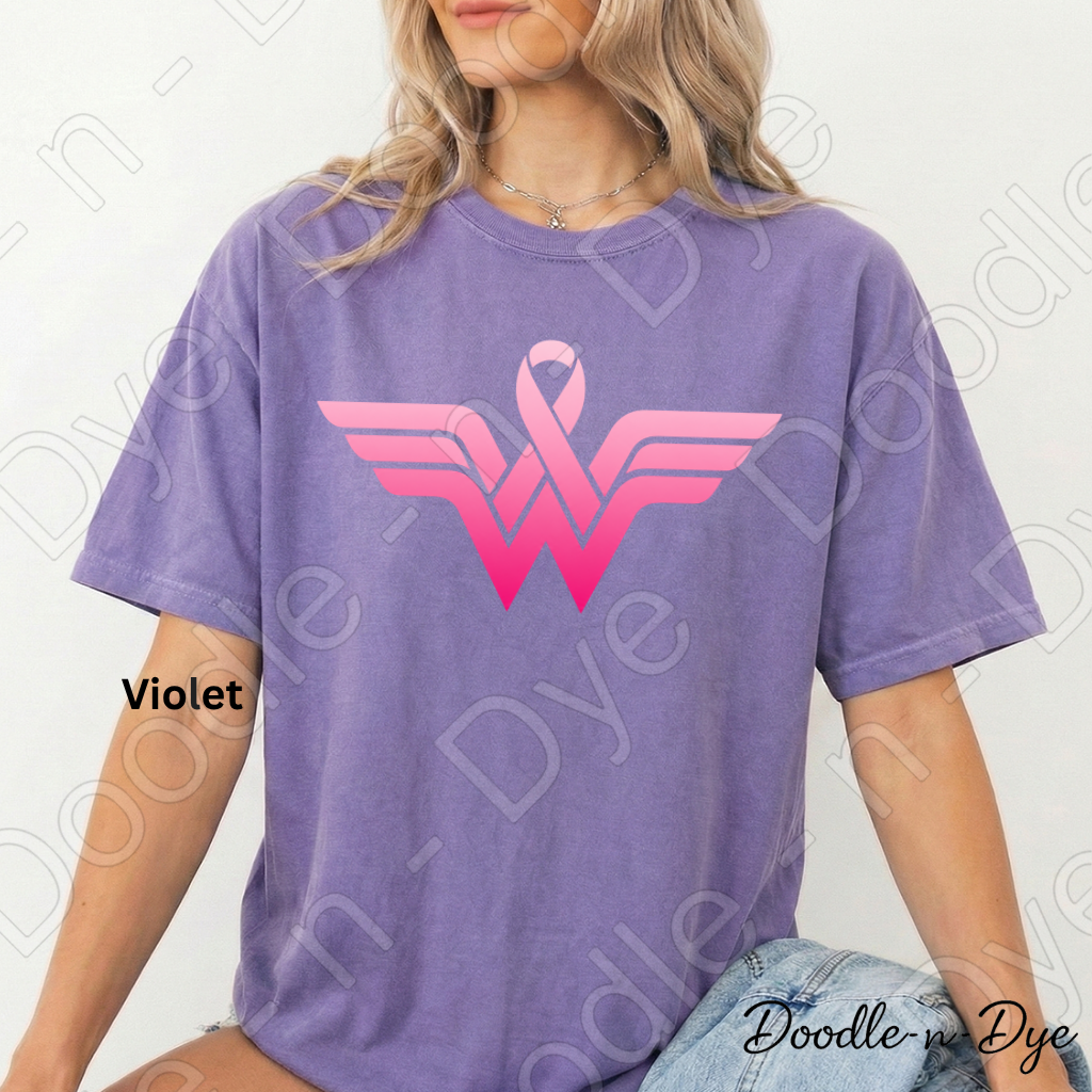 Fight Like a Girl Breast Cancer Awareness Shirt | Original Comfort Colors® Tee | Pink Ribbon Survivor Support Shirt | Breast Cancer Warrior Tee