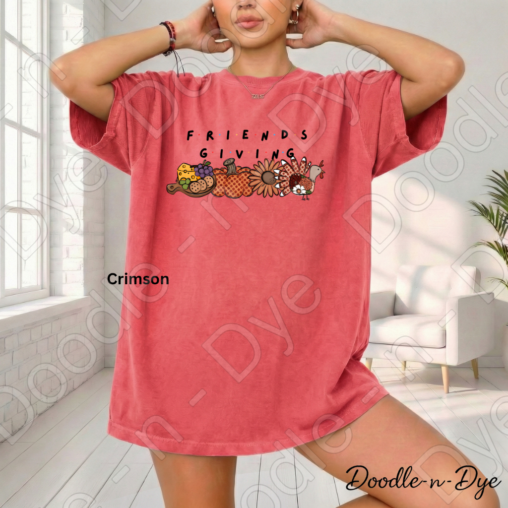 Friends Giving Shirt | Original Friendsgiving Comfort Colors Tee | Thanksgiving Friends Shirt | Fall Gathering Graphic Tee | Comfort Colors 1717