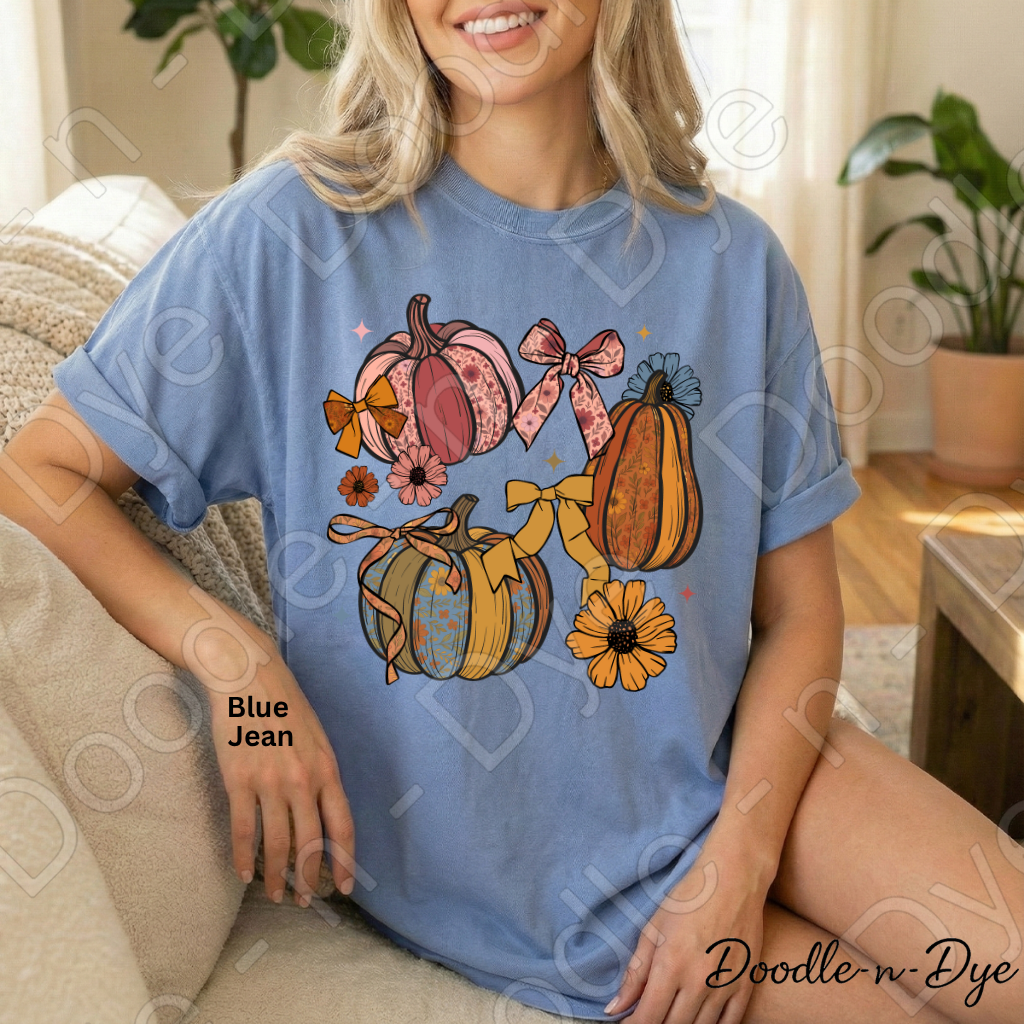 Shabby Chic Pumpkin Shirt, Farmhouse Fall Tee, Comfort Colors Pumpkin Shirt, Coquette Autumn Shirt, Floral Pumpkin Graphic Tee