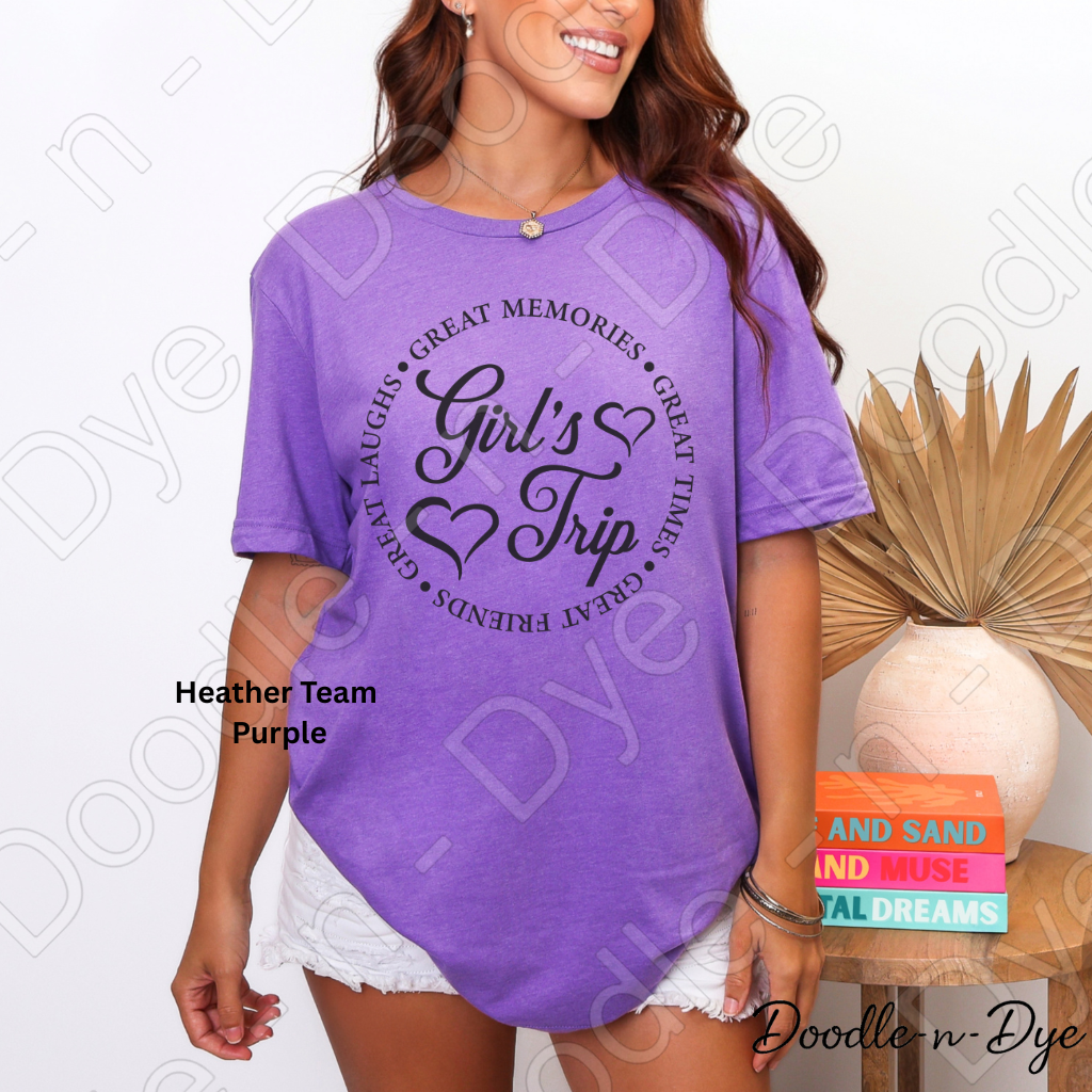 Girls Trip Shirt – Great Memories Comfort Colors Travel Tee - Besties Trip T-Shirt