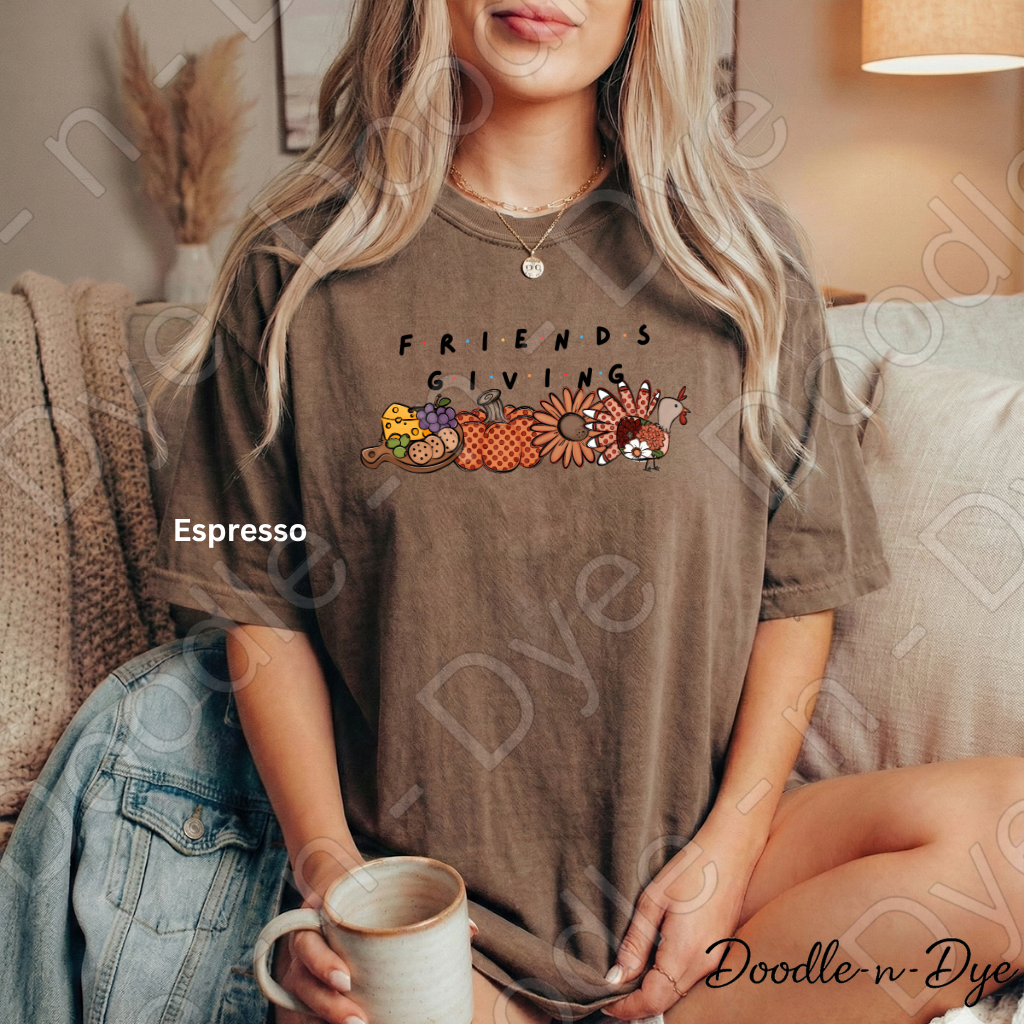 Friends Giving Shirt | Original Friendsgiving Comfort Colors Tee | Thanksgiving Friends Shirt | Fall Gathering Graphic Tee | Comfort Colors 1717