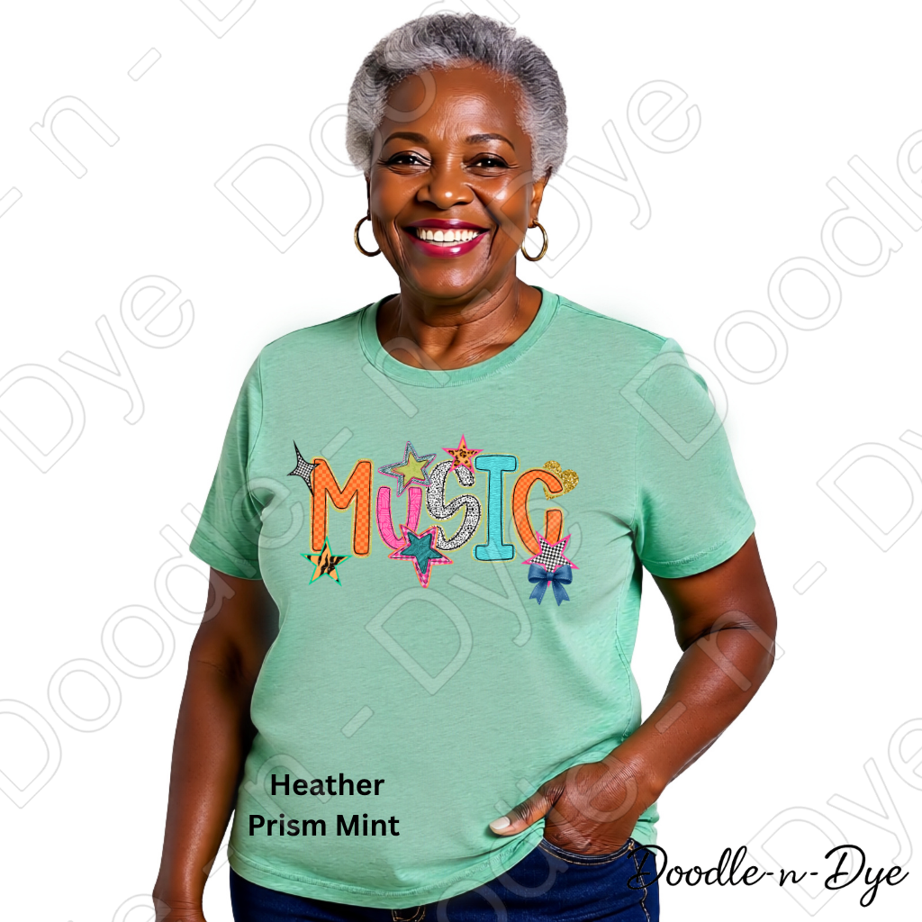 Music Teacher Shirt, Bella Canvas Music Teacher Tee, Music Educator Shirt, Choir Teacher Gift, Band Teacher Tee, Back to School Music Teacher