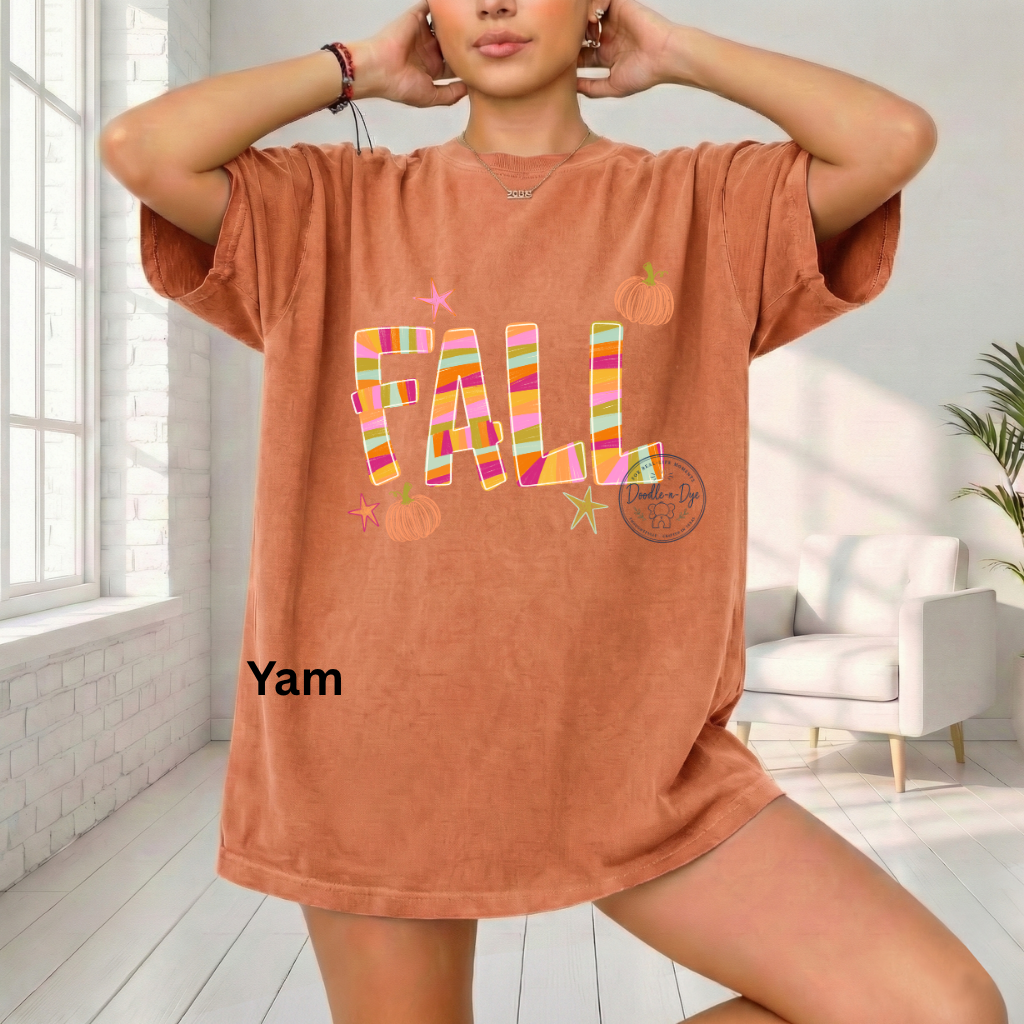 Fall Shirt | Comfort Colors® 1717 Autumn T-Shirt | Colorful Fall Graphic Tee | Cute Pumpkin Shirt | Boutique Fall Shirt for Women