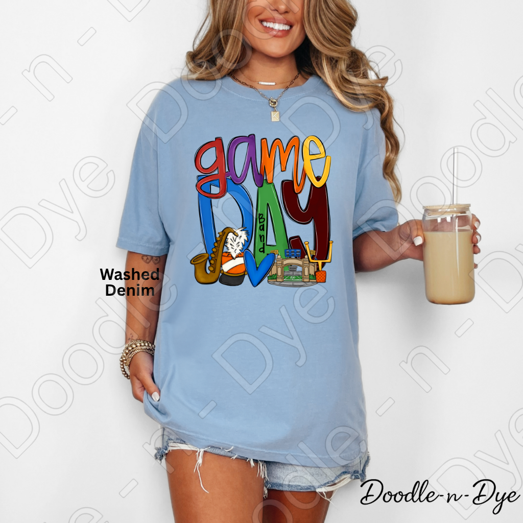 Game Day Band Shirt | Original Marching Band Comfort Colors Tee | Football Season Shirt | Band Mom Gift | Friday Night Lights T