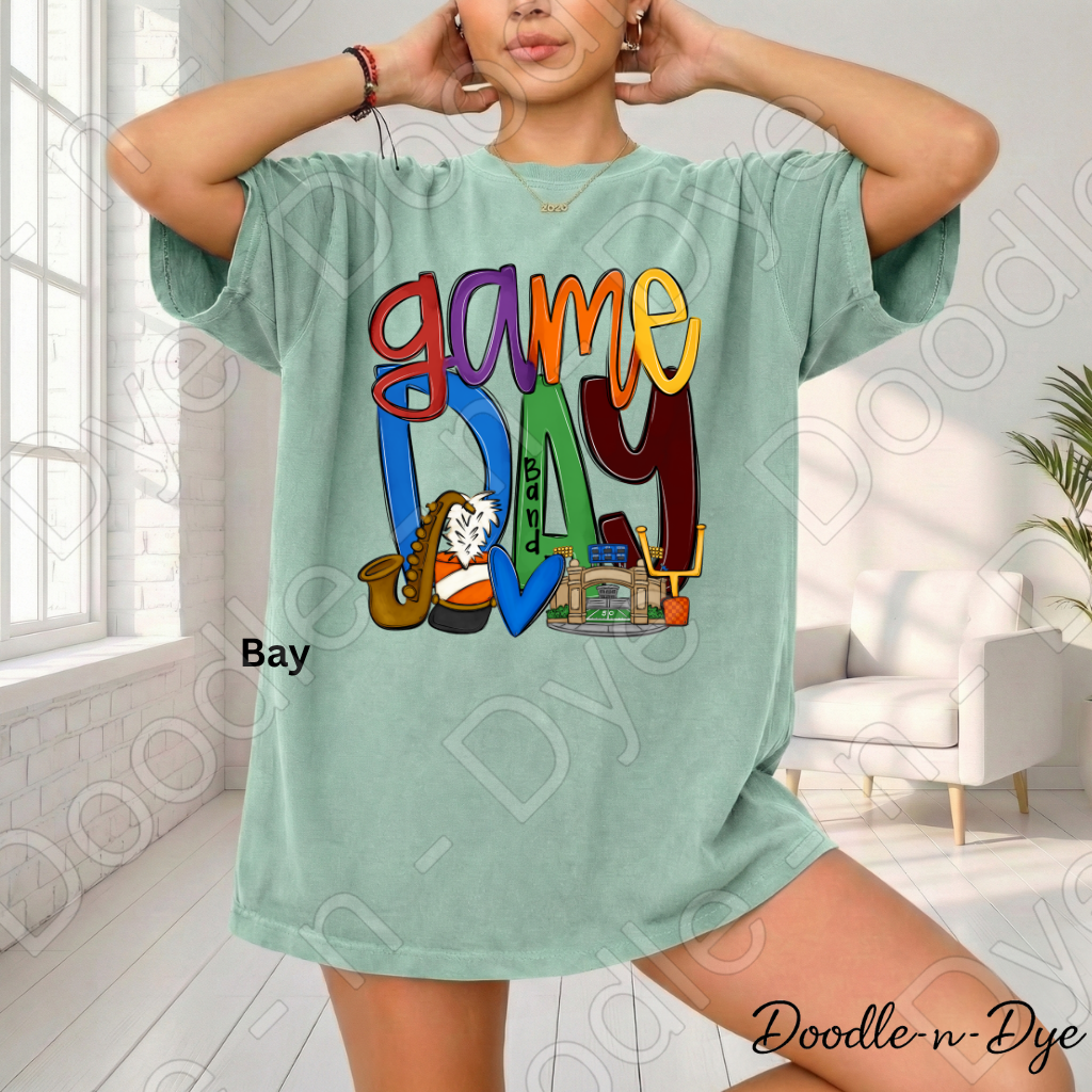 Game Day Band Shirt | Original Marching Band Comfort Colors Tee | Football Season Shirt | Band Mom Gift | Friday Night Lights T