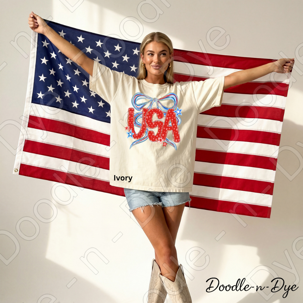 USA 4th of July Shirt, Patriotic Comfort Colors Tee, Red White Blue USA Shirt, Independence Day Tee, Fourth of July Graphic Tee