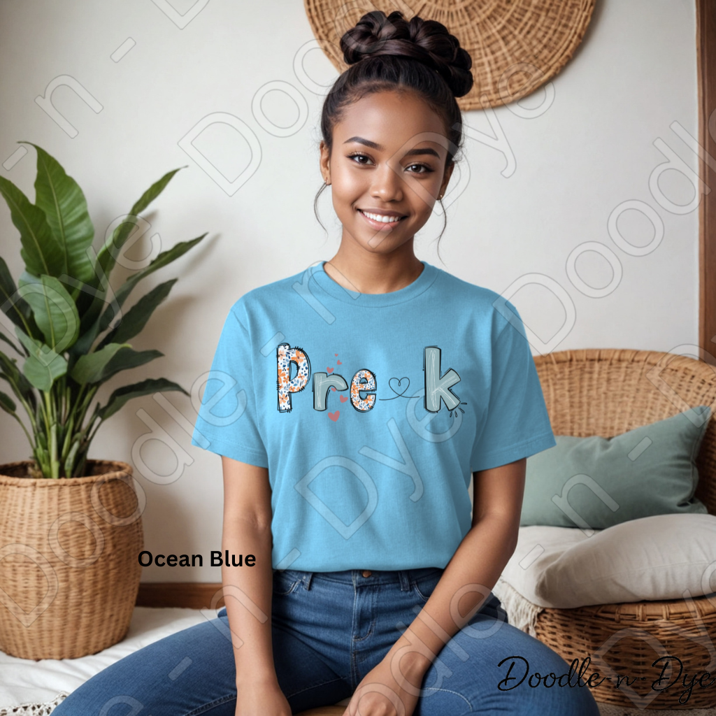 Pre‑K Teacher Shirt – Bella Canvas 3001 - Teacher Appreciation - Gift for Teacher