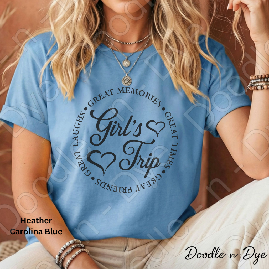 Girls Trip Shirt – Great Memories Comfort Colors Travel Tee - Besties Trip T-Shirt