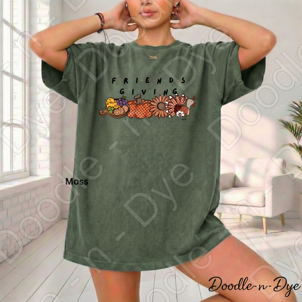 Friends Giving Shirt | Original Friendsgiving Comfort Colors Tee | Thanksgiving Friends Shirt | Fall Gathering Graphic Tee | Comfort Colors 1717