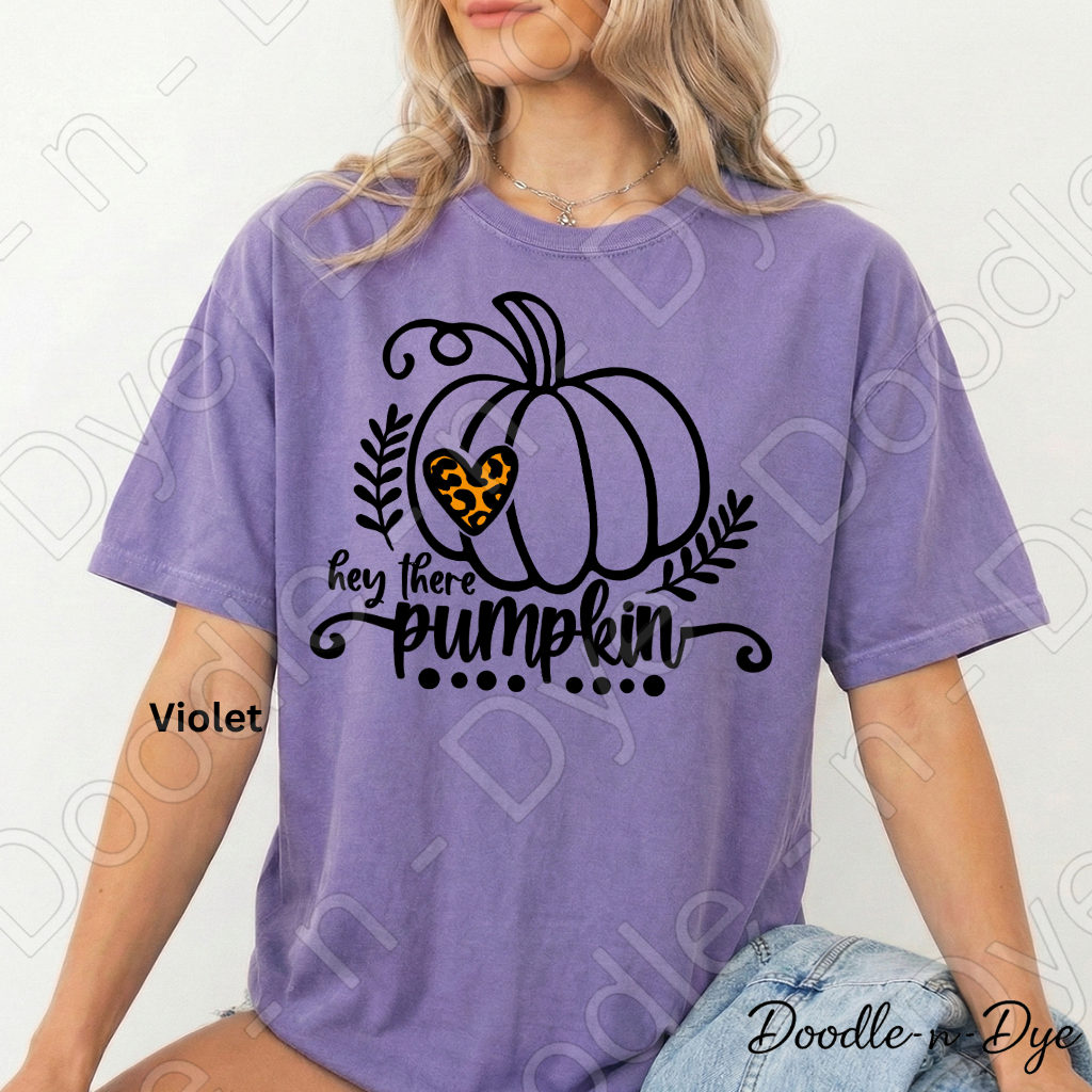 Hey There Pumpkin Shirt, Cute Fall Pumpkin Tee, Comfort Colors Autumn Shirt, Farmhouse Fall Tee, Cozy Pumpkin Graphic Tee