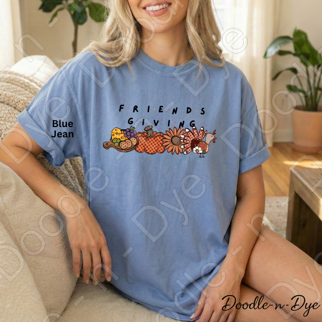 Friends Giving Shirt | Original Friendsgiving Comfort Colors Tee | Thanksgiving Friends Shirt | Fall Gathering Graphic Tee | Comfort Colors 1717