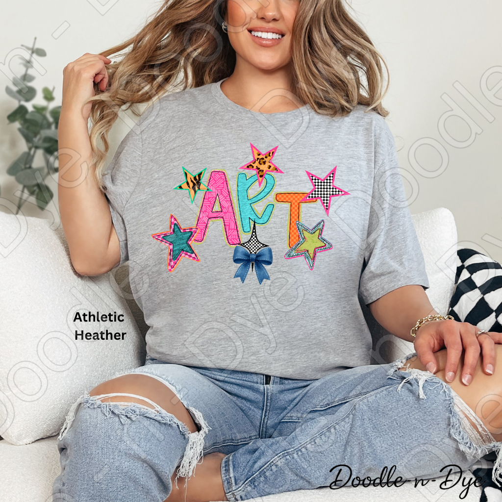 Art Teacher Bella & Canvas Tee, Back to School Teacher & Student Tee, Meet‑the‑Teacher & Classroom Photos, Beginning of School Art Teacher Shirt, Gift for Teacher