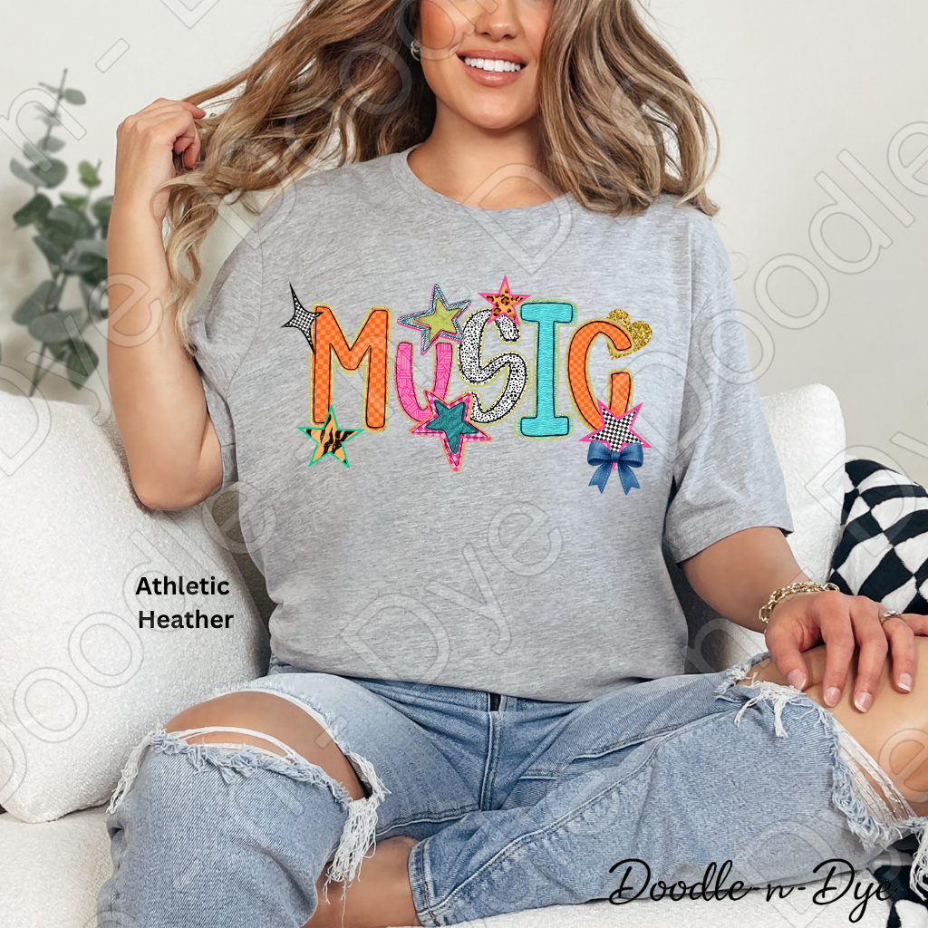 Music Teacher Shirt, Bella Canvas Music Teacher Tee, Music Educator Shirt, Choir Teacher Gift, Band Teacher Tee, Back to School Music Teacher