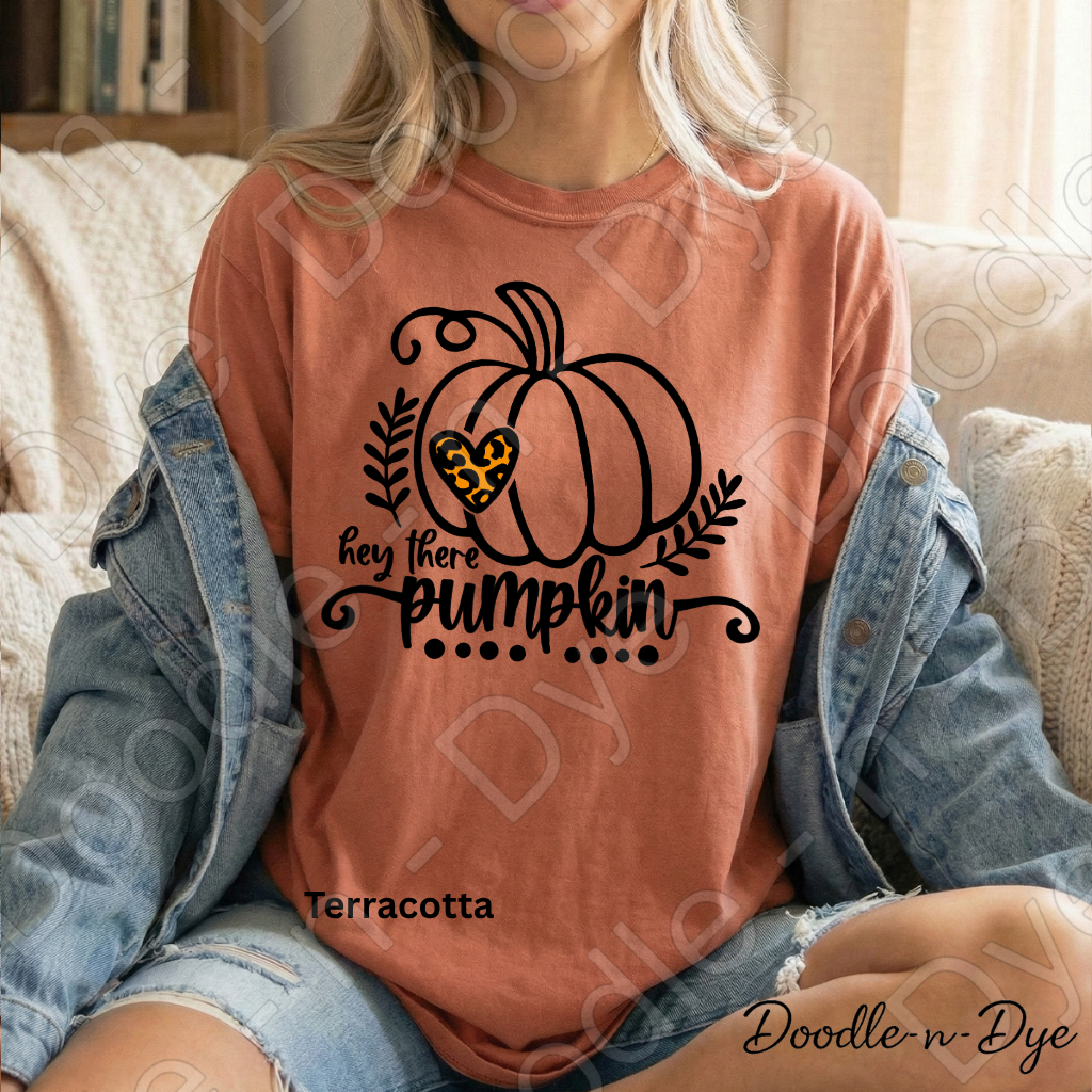 Hey There Pumpkin Shirt, Cute Fall Pumpkin Tee, Comfort Colors Autumn Shirt, Farmhouse Fall Tee, Cozy Pumpkin Graphic Tee