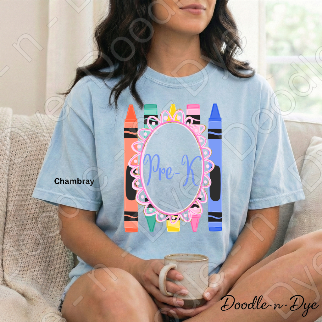 Pre-K Teacher Shirt, Pre-K Comfort Colors Teacher Tee, Grade Level Pre-K Teacher Shirt, Preschool Teacher Gift, Back to School Teacher Tee