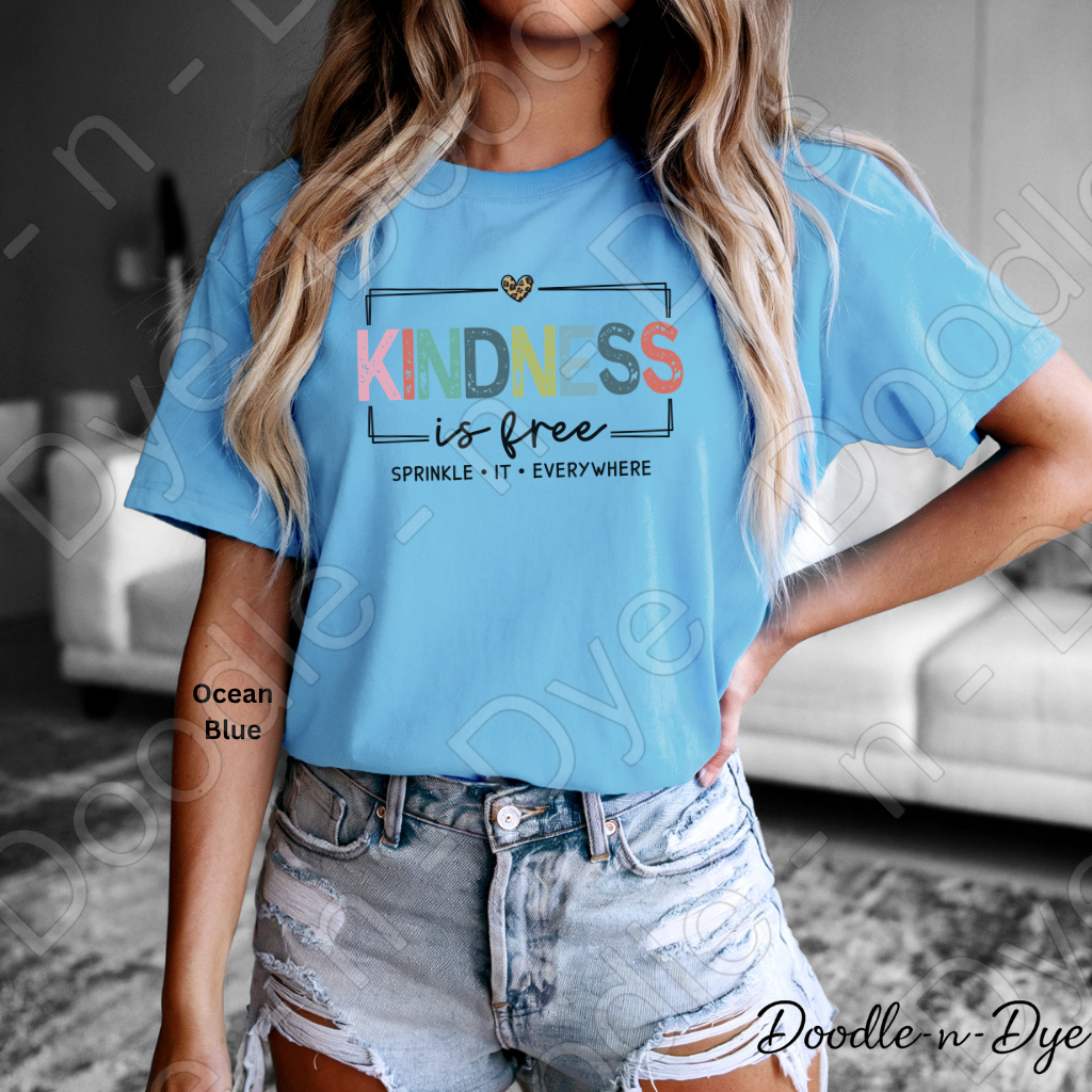 Kindness Teacher Tee, Sprinkle it Everywhere Bella+Canvas Shirt, Positive Message Tee, Kindness is Free Graphic Shirt, Kindness Teacher Tshirt