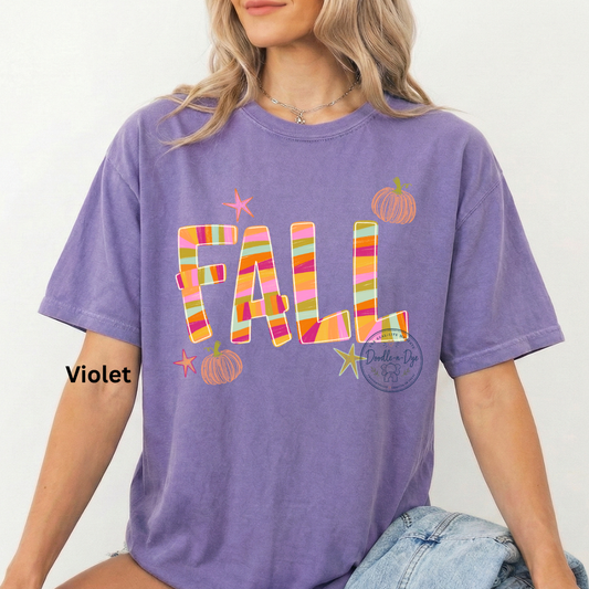 Fall Shirt | Comfort Colors® 1717 Autumn T-Shirt | Colorful Fall Graphic Tee | Cute Pumpkin Shirt | Boutique Fall Shirt for Women