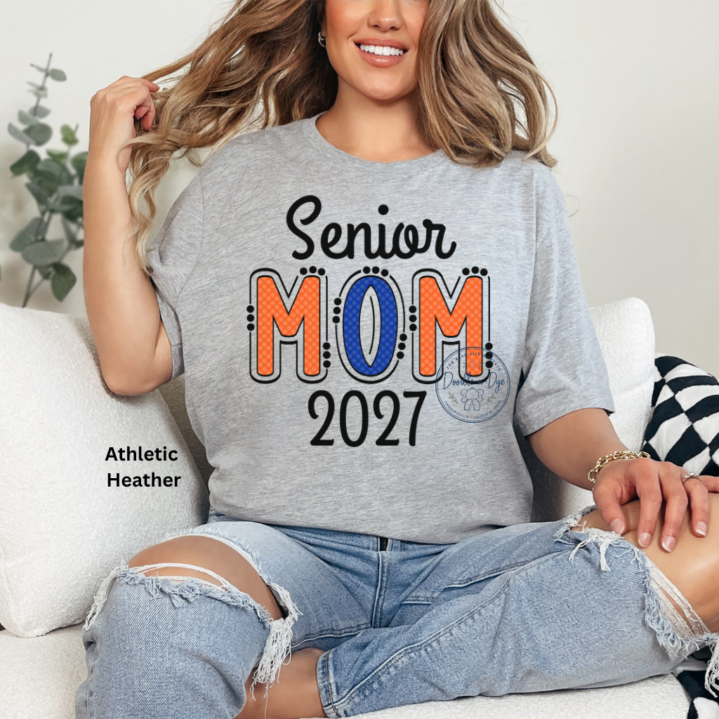 Senior Mom 2027 Shirt | Original Bella + Canvas® T-Shirt | Class of 2027 Mom Tee | Graduation Mom Shirt | Proud Senior Mom Gift