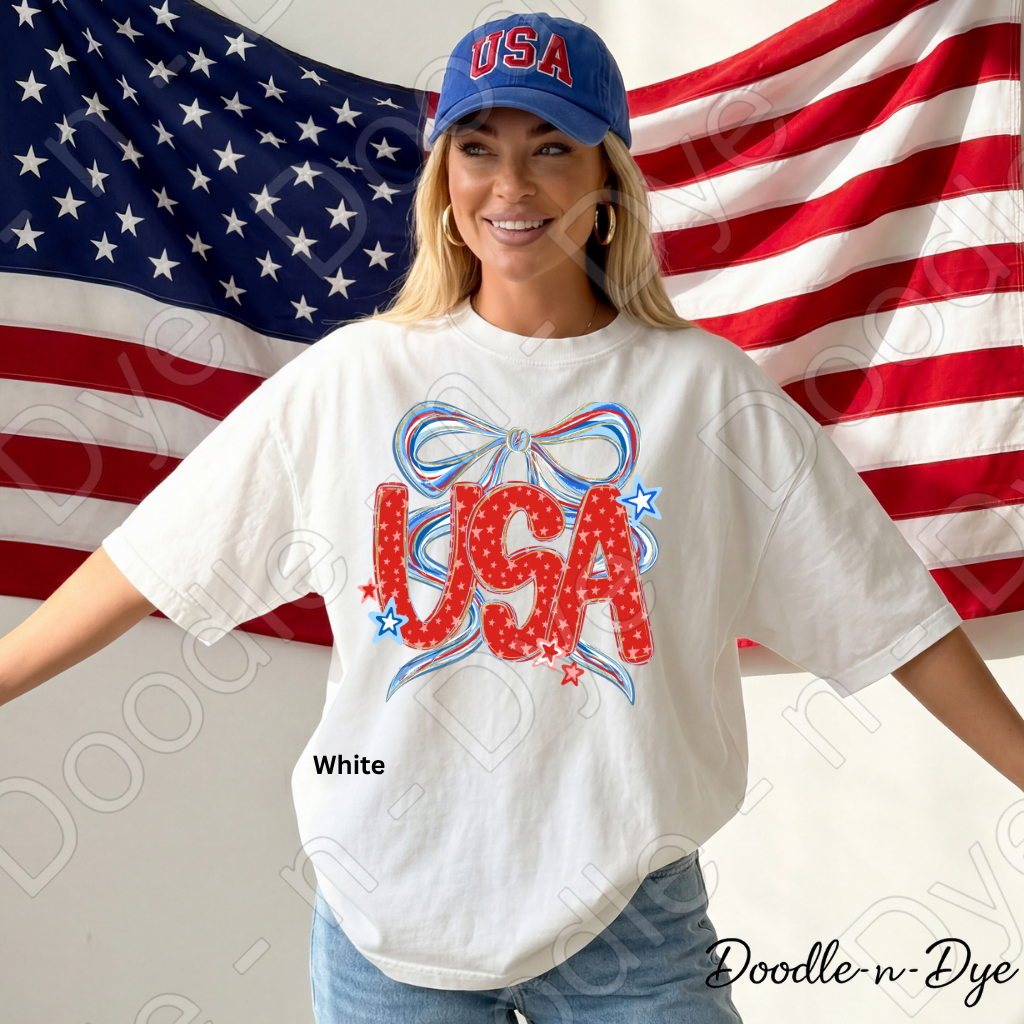 USA 4th of July Shirt, Patriotic Comfort Colors Tee, Red White Blue USA Shirt, Independence Day Tee, Fourth of July Graphic Tee