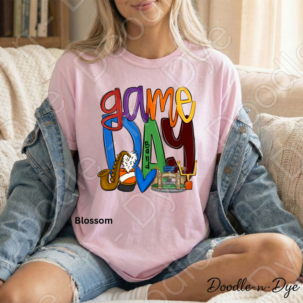Game Day Band Shirt | Original Marching Band Comfort Colors Tee | Football Season Shirt | Band Mom Gift | Friday Night Lights T