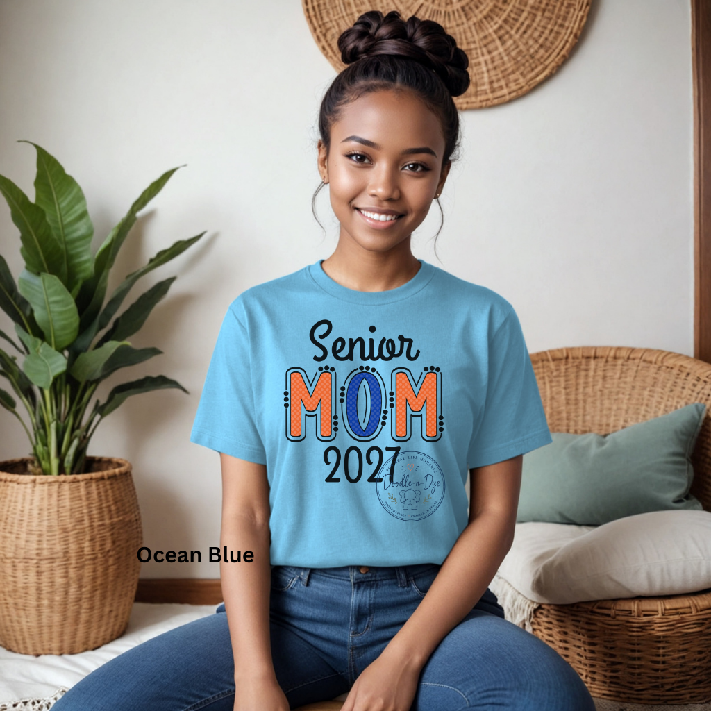 Senior Mom 2027 Shirt | Original Bella + Canvas® T-Shirt | Class of 2027 Mom Tee | Graduation Mom Shirt | Proud Senior Mom Gift