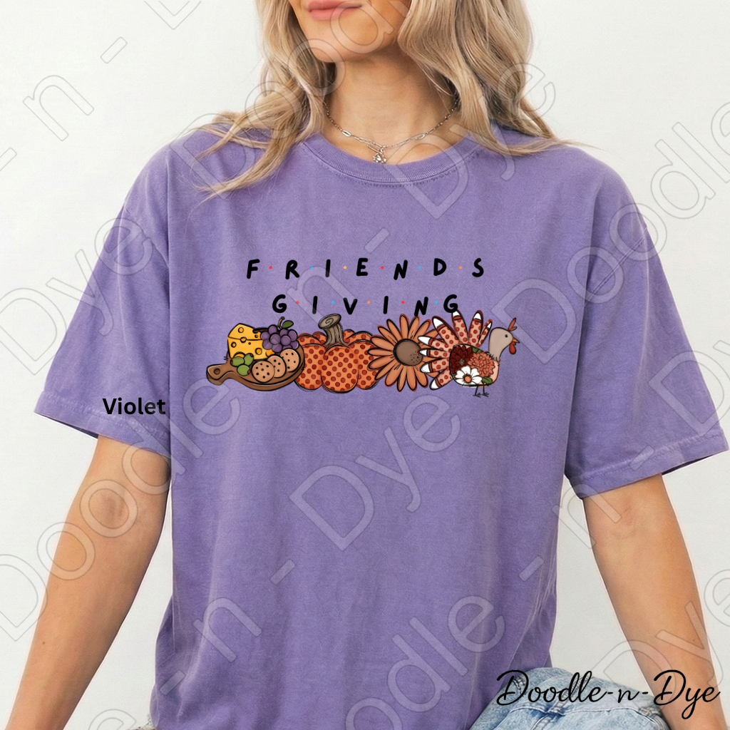 Friends Giving Shirt | Original Friendsgiving Comfort Colors Tee | Thanksgiving Friends Shirt | Fall Gathering Graphic Tee | Comfort Colors 1717