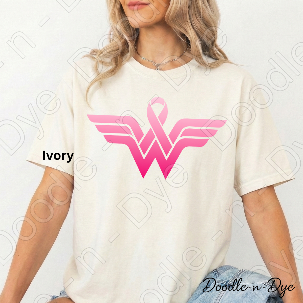 Fight Like a Girl Breast Cancer Awareness Shirt | Original Comfort Colors® Tee | Pink Ribbon Survivor Support Shirt | Breast Cancer Warrior Tee