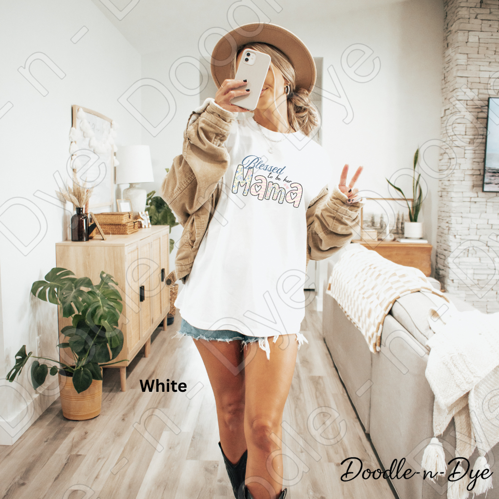 Blessed to Be His Mama Bella & Canvas Tee, Boy Mom Shirt, Mom Life T-Shirt, Mother's Day Tshirt
