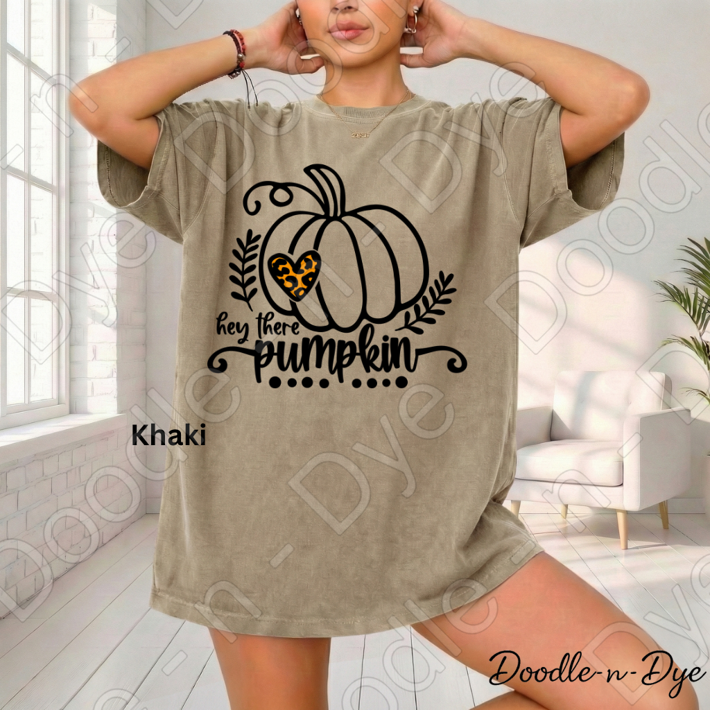 Hey There Pumpkin Shirt, Cute Fall Pumpkin Tee, Comfort Colors Autumn Shirt, Farmhouse Fall Tee, Cozy Pumpkin Graphic Tee