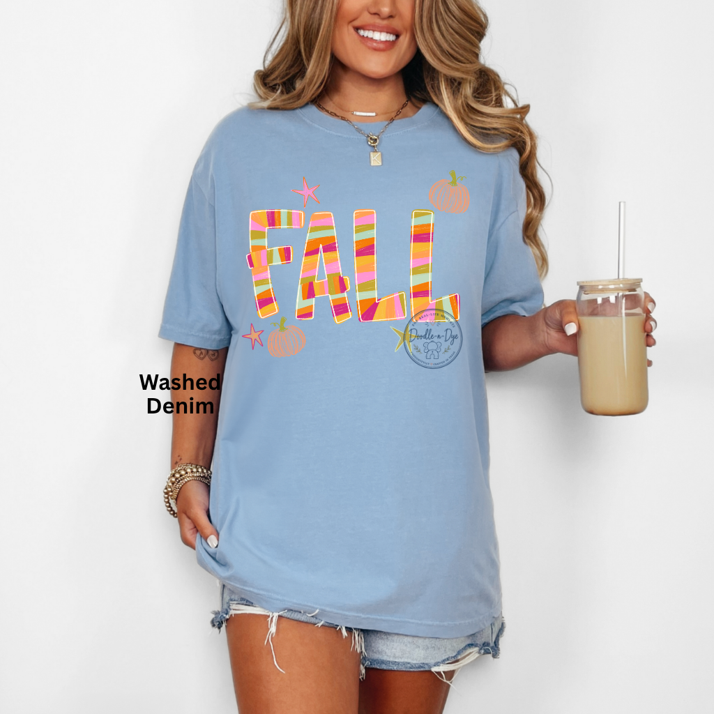 Fall Shirt | Comfort Colors® 1717 Autumn T-Shirt | Colorful Fall Graphic Tee | Cute Pumpkin Shirt | Boutique Fall Shirt for Women