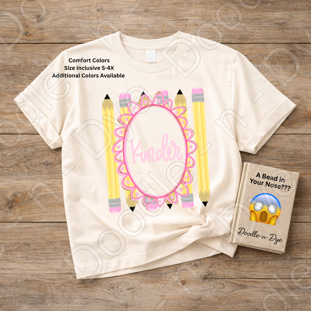 Kindergarten Teacher Shirt, Kindergarten Comfort Colors Teacher Tee, Grade Level Kindergarten Teacher Shirt, Teacher Gift, Back to School Teacher Tee