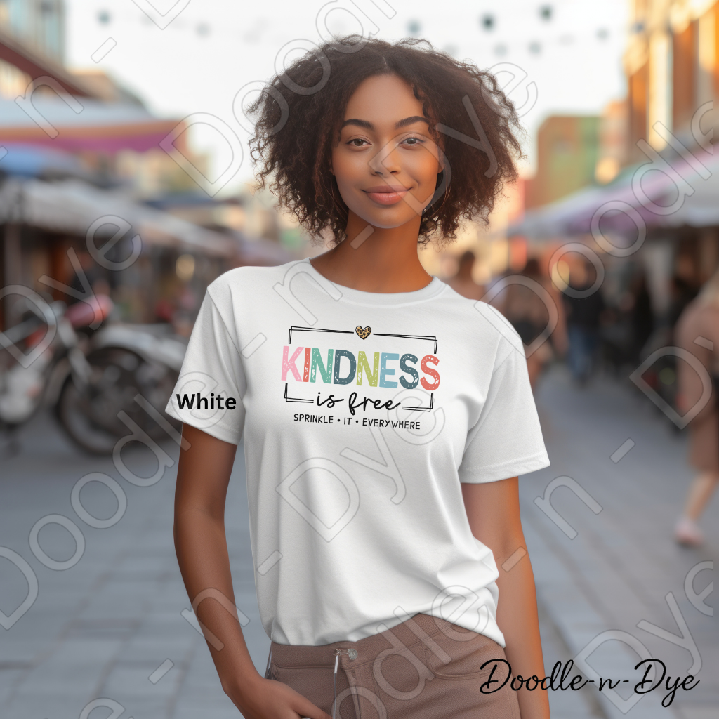 Kindness Teacher Tee, Sprinkle it Everywhere Bella+Canvas Shirt, Positive Message Tee, Kindness is Free Graphic Shirt, Kindness Teacher Tshirt
