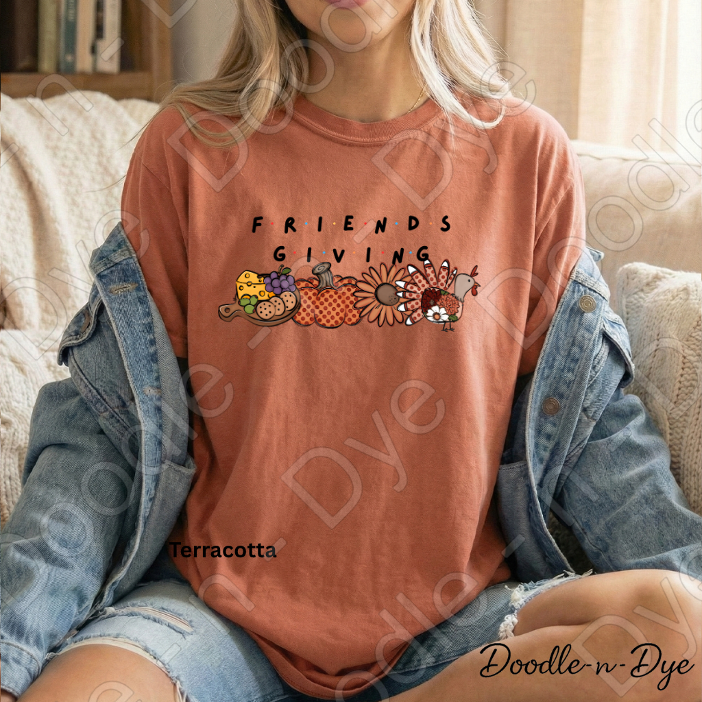 Friends Giving Shirt | Original Friendsgiving Comfort Colors Tee | Thanksgiving Friends Shirt | Fall Gathering Graphic Tee | Comfort Colors 1717