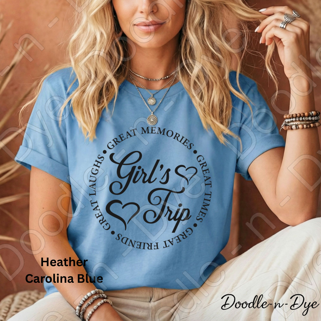 Girls Trip Shirt – Great Memories Comfort Colors Travel Tee - Besties Trip T-Shirt