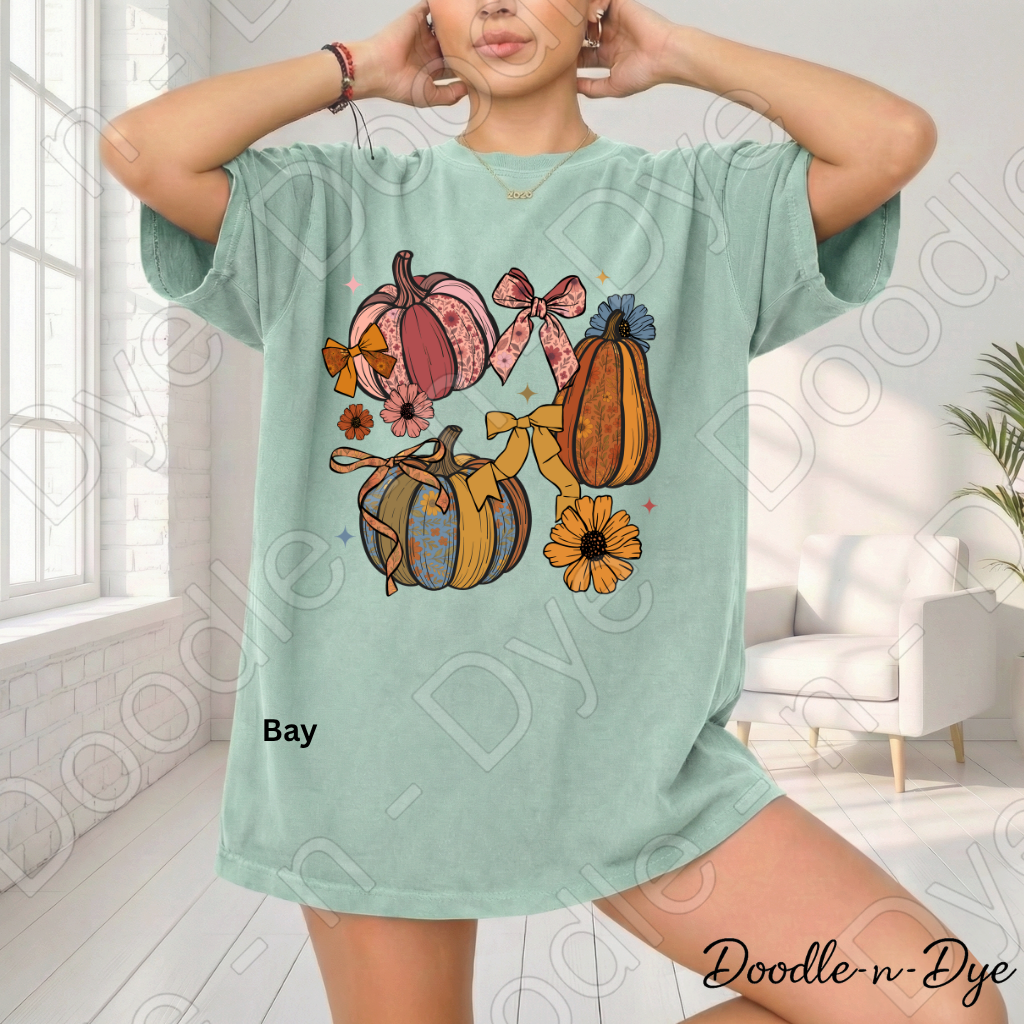 Shabby Chic Pumpkin Shirt, Farmhouse Fall Tee, Comfort Colors Pumpkin Shirt, Coquette Autumn Shirt, Floral Pumpkin Graphic Tee