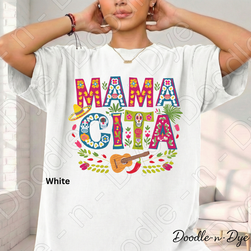 Mamacita Comfort Colors Tee, Fiesta-Inspired Mom Shirt, Mother's Day Gift, Mother's Day T-Shirt