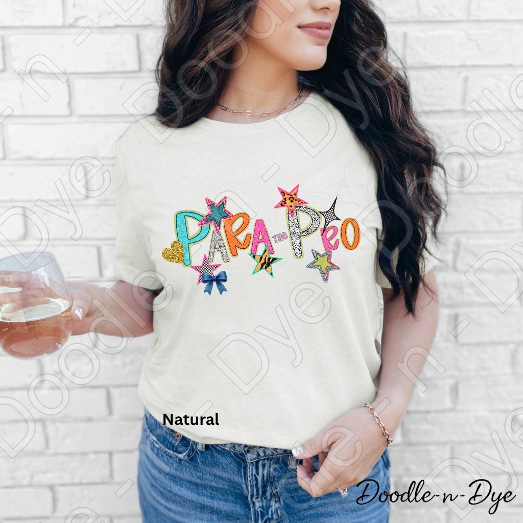 Paraprofessional Teacher Bella & Canvas Tee, Back to School Teacher & Student Tee, Meet‑the‑Teacher & Classroom Photos, Beginning of School Paraprofessional Teacher Shirt, Grade Level Gift for Teacher
