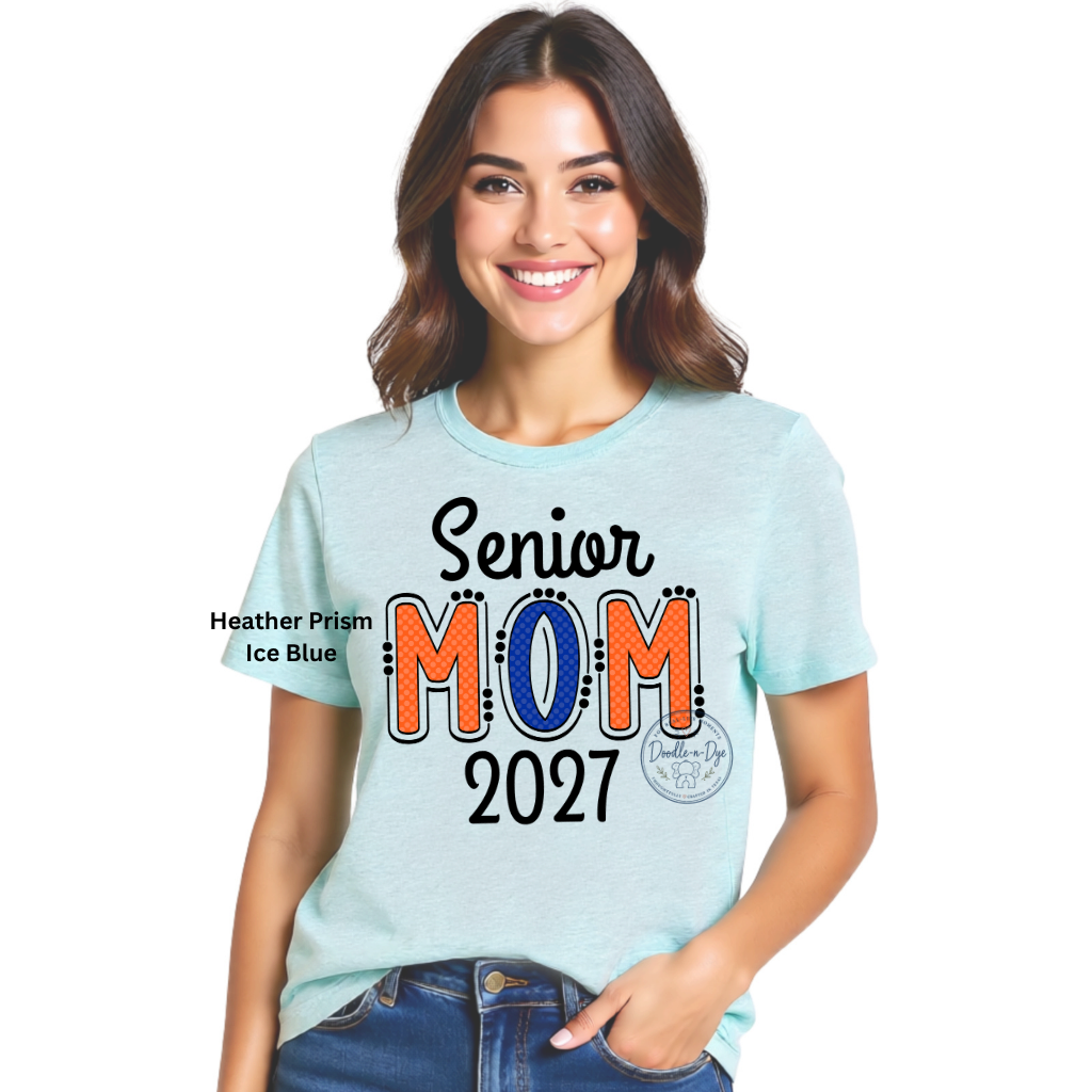 Senior Mom 2027 Shirt | Original Bella + Canvas® T-Shirt | Class of 2027 Mom Tee | Graduation Mom Shirt | Proud Senior Mom Gift