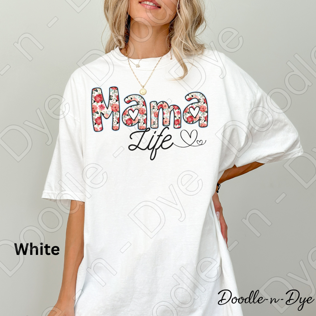 Mama Life Shirt – Comfort Colors 1717 Mother's Day Tee - Gift for Her