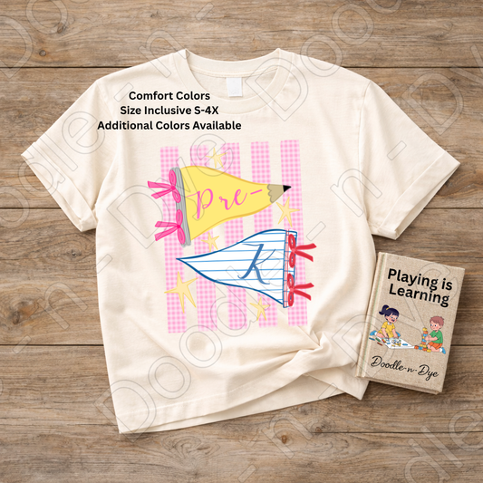 Pre-K Teacher Shirt – Comfort Colors Preschool Teacher Tee, Early Childhood Back to School Apparel