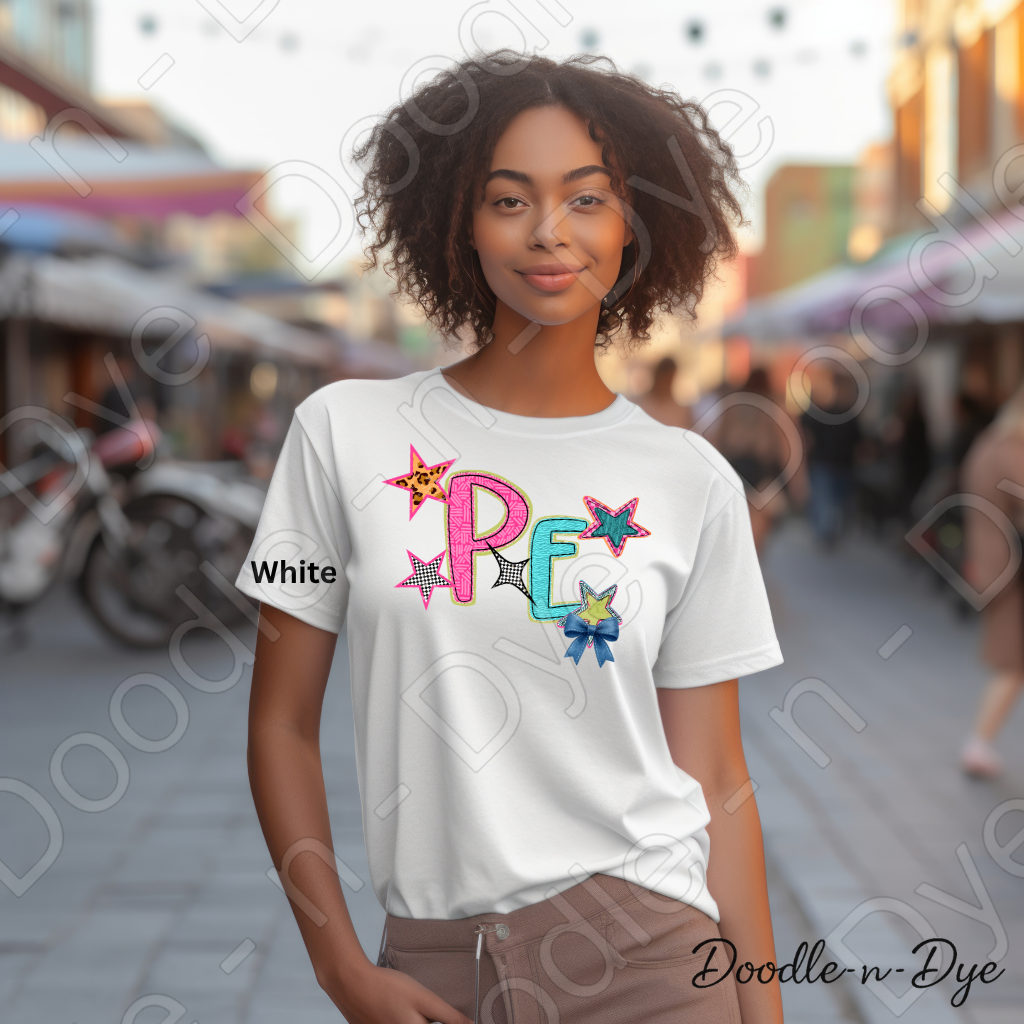 PE Teacher Bella & Canvas Tee, Back to School Teacher & Student Tee, Meet‑the‑Teacher & Classroom Photos, Beginning of School PE Teacher Shirt, Grade Level Gift for Teacher