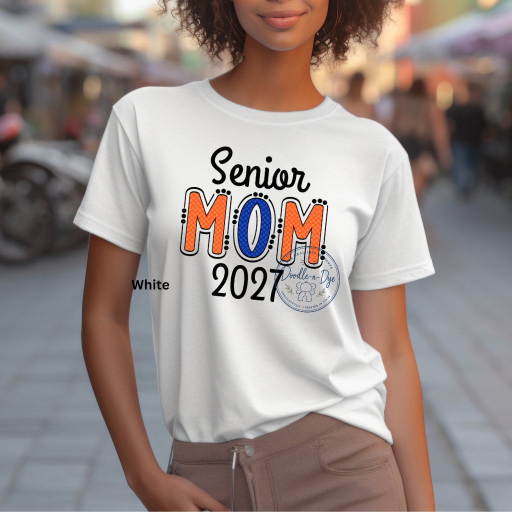 Senior Mom 2027 Shirt | Original Bella + Canvas® T-Shirt | Class of 2027 Mom Tee | Graduation Mom Shirt | Proud Senior Mom Gift