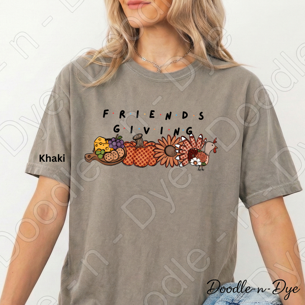 Friends Giving Shirt | Original Friendsgiving Comfort Colors Tee | Thanksgiving Friends Shirt | Fall Gathering Graphic Tee | Comfort Colors 1717