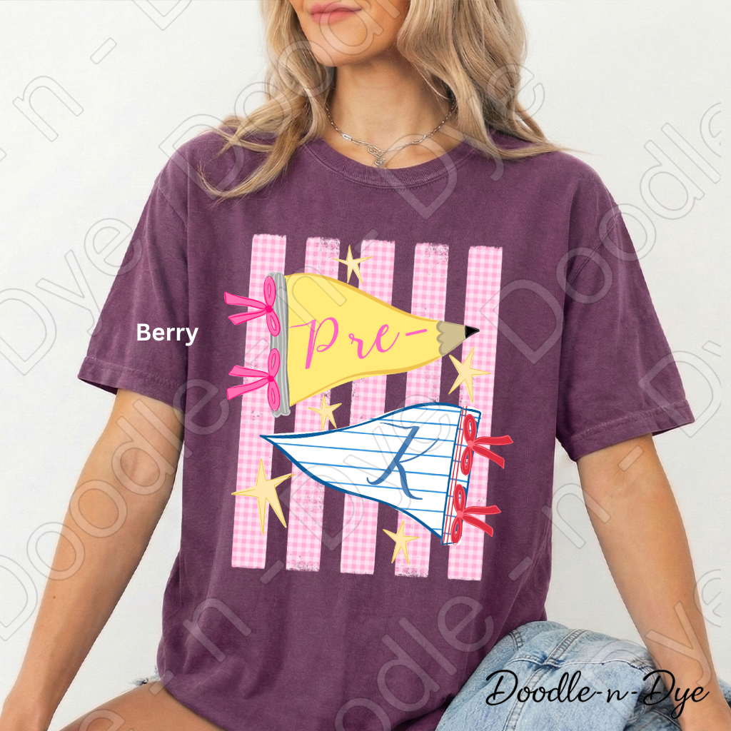 Pre-K Teacher Shirt – Comfort Colors Preschool Teacher Tee, Early Childhood Back to School Apparel